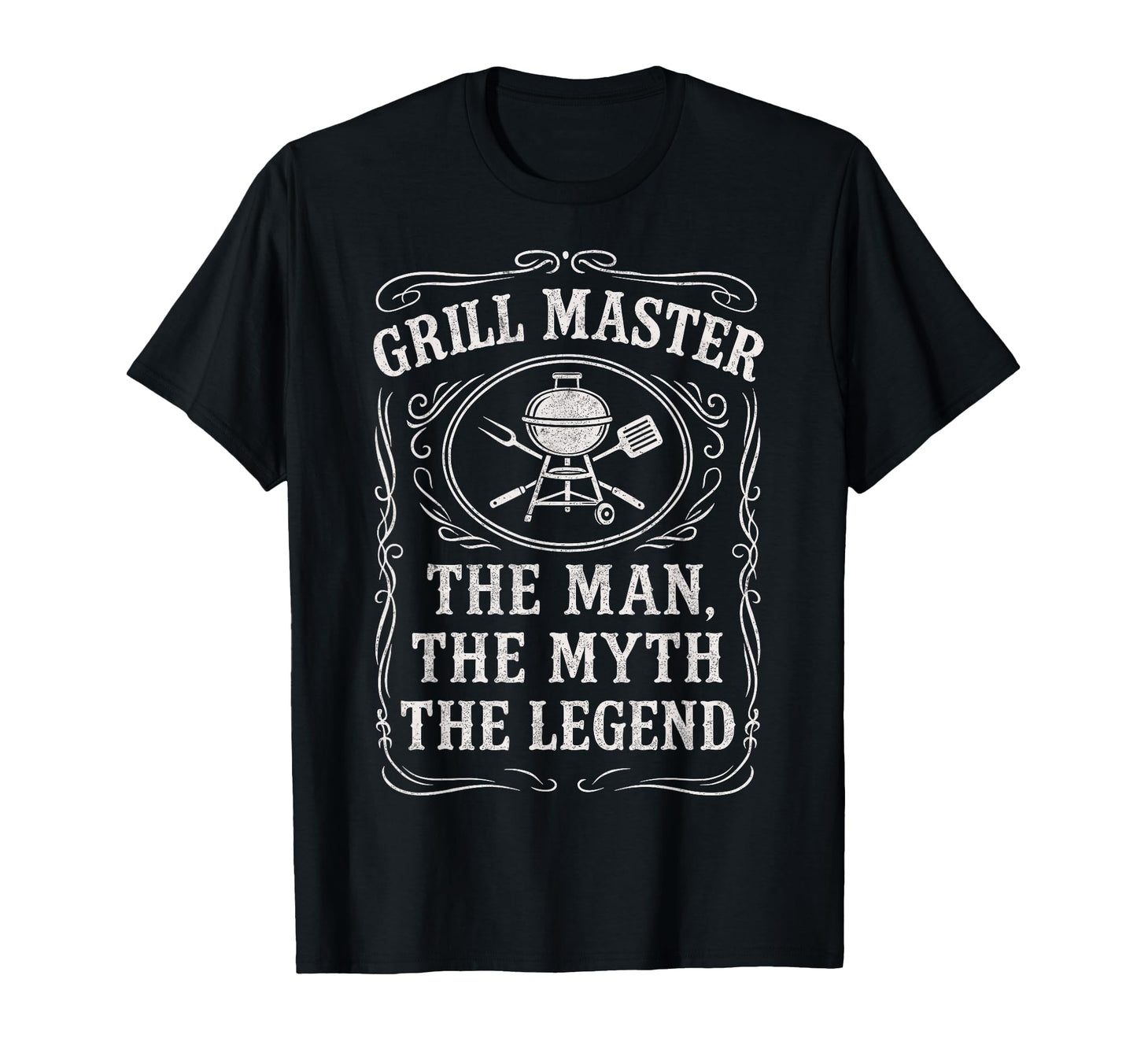 Funny Bbq Dad Grill Master Myth Legend T-Shirt - Graphic Print for Adults - T-Shirt, Sweatshirt, Hoodie