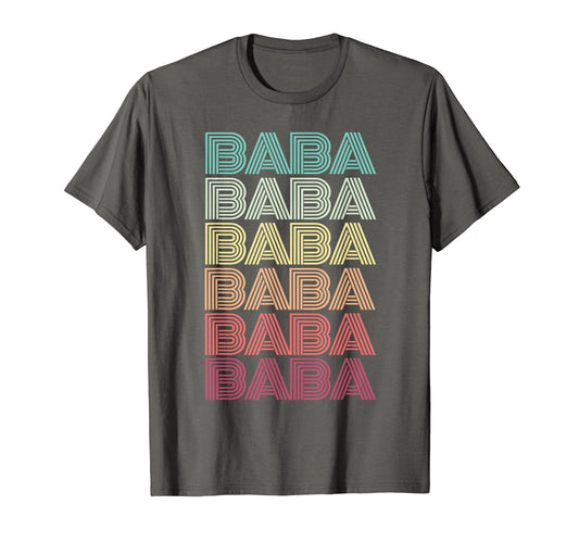 Baba Grandpa Arabic Word Legend Dad Myth T-Shirt - Graphic Print Unisex - T-Shirt, Sweatshirt, Hoodie