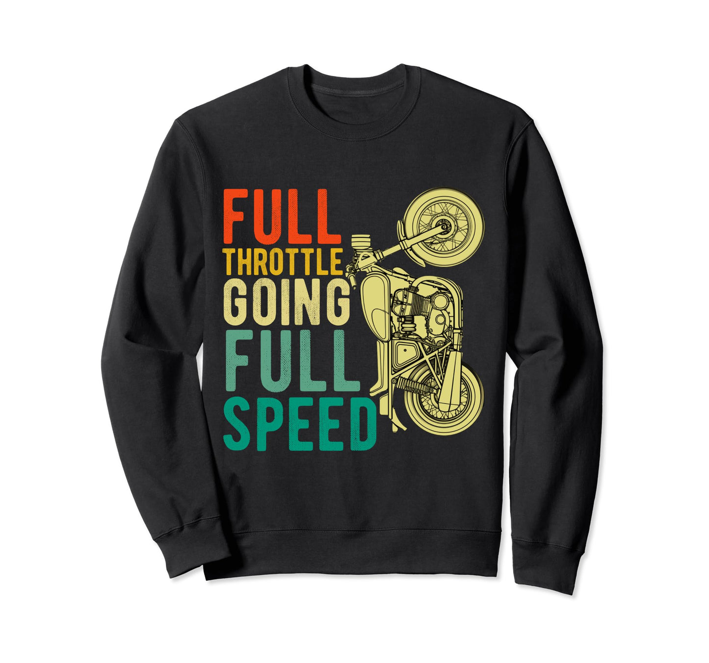 Motorcycle Dad Father Biker Sweatshirt - Casual Everyday Wear Men Women - T-Shirt, Sweatshirt, Hoodie
