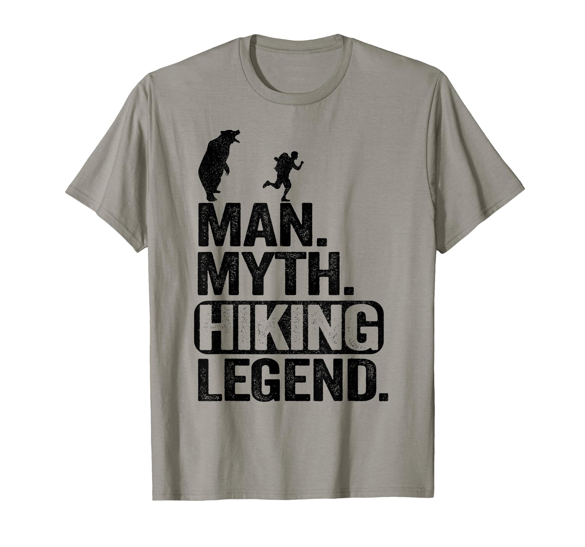 Myth Hiking Legend Hiker Grandpa T-Shirt - Custom Art Print for Adults - T-Shirt, Sweatshirt, Hoodie