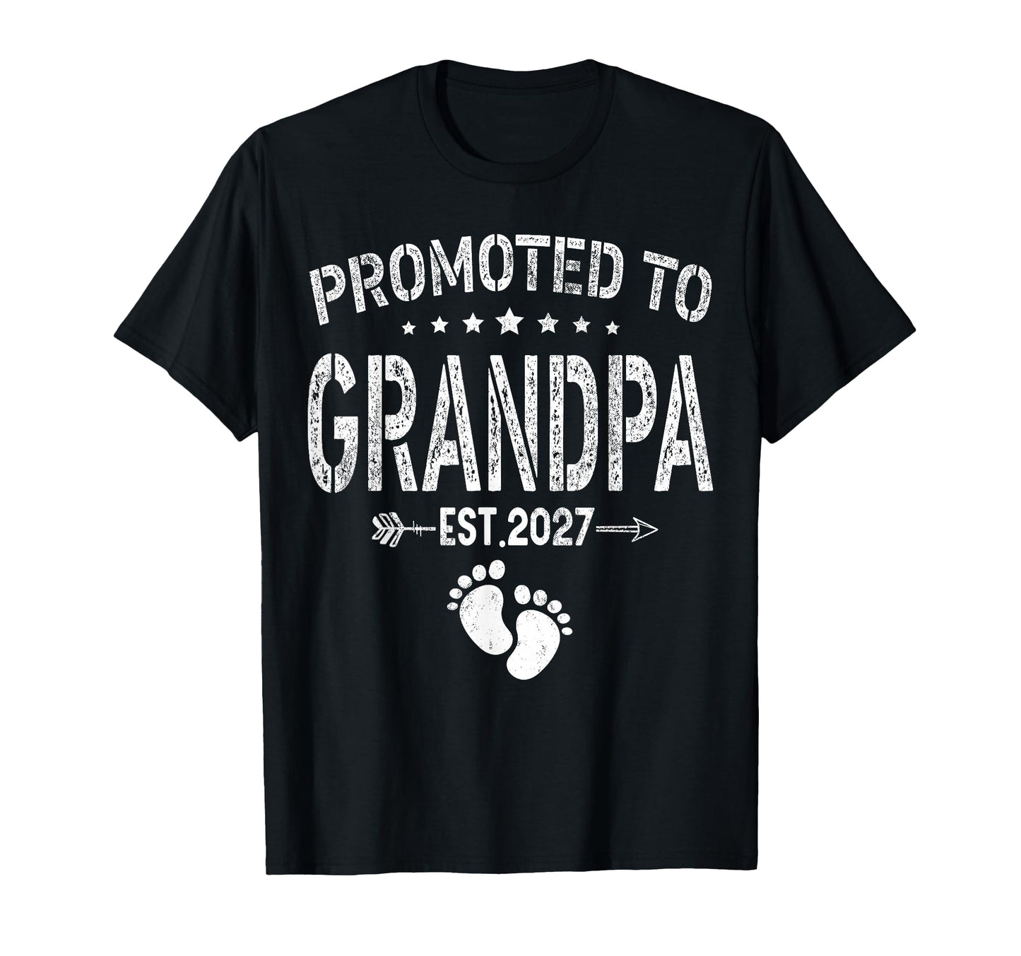 Promoted To Grandpa 2027 Funny New T-Shirt - Fun Novelty Design Men Women - T-Shirt, Sweatshirt, Hoodie