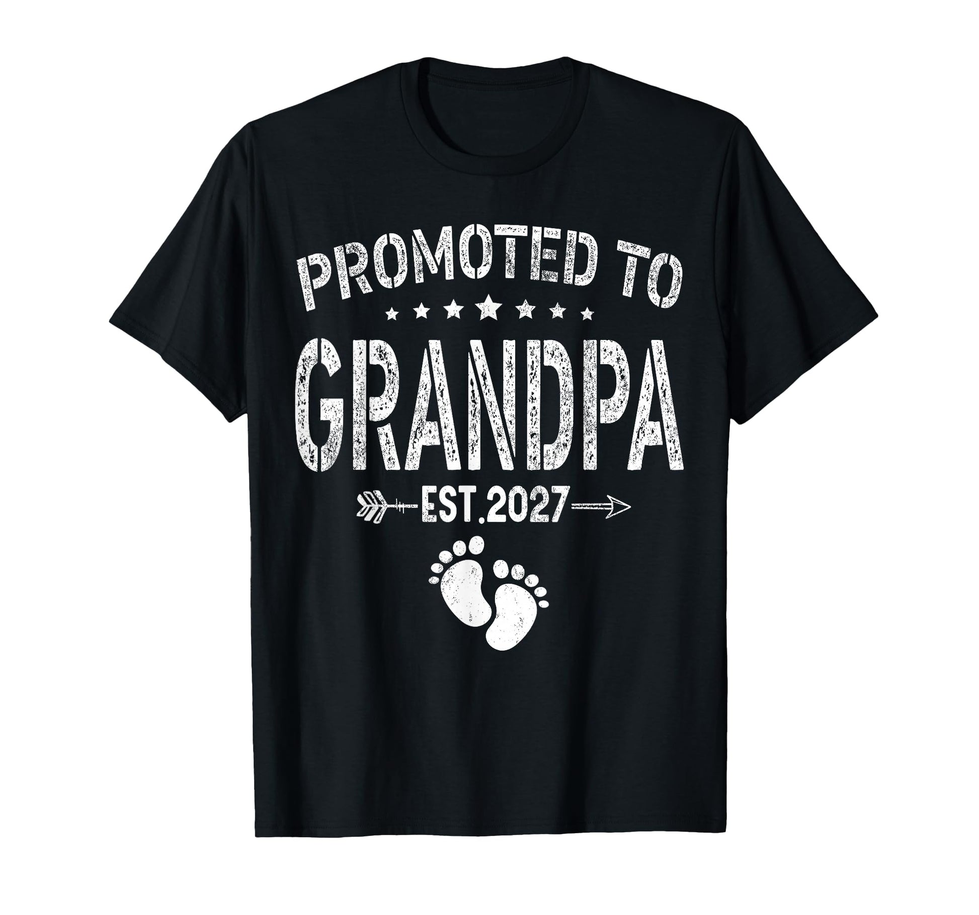 Promoted To Grandpa 2027 Funny New T-Shirt - Fun Novelty Design Men Women - T-Shirt, Sweatshirt, Hoodie