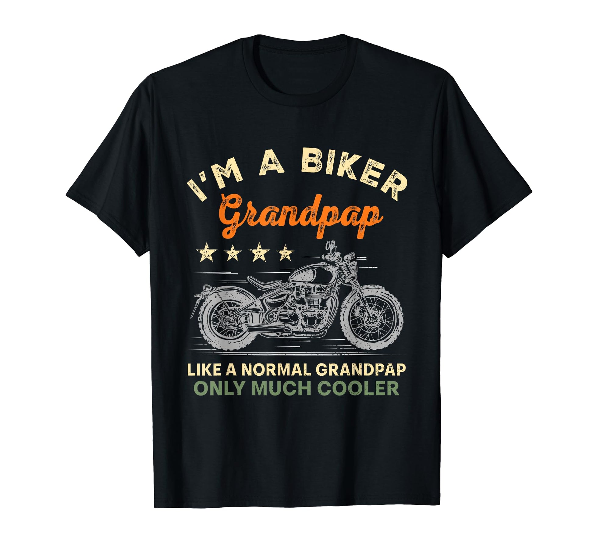 Im Biker Grandpap Motorcycle Rider T-Shirt - Custom Art Print Men Women - T-Shirt, Sweatshirt, Hoodie