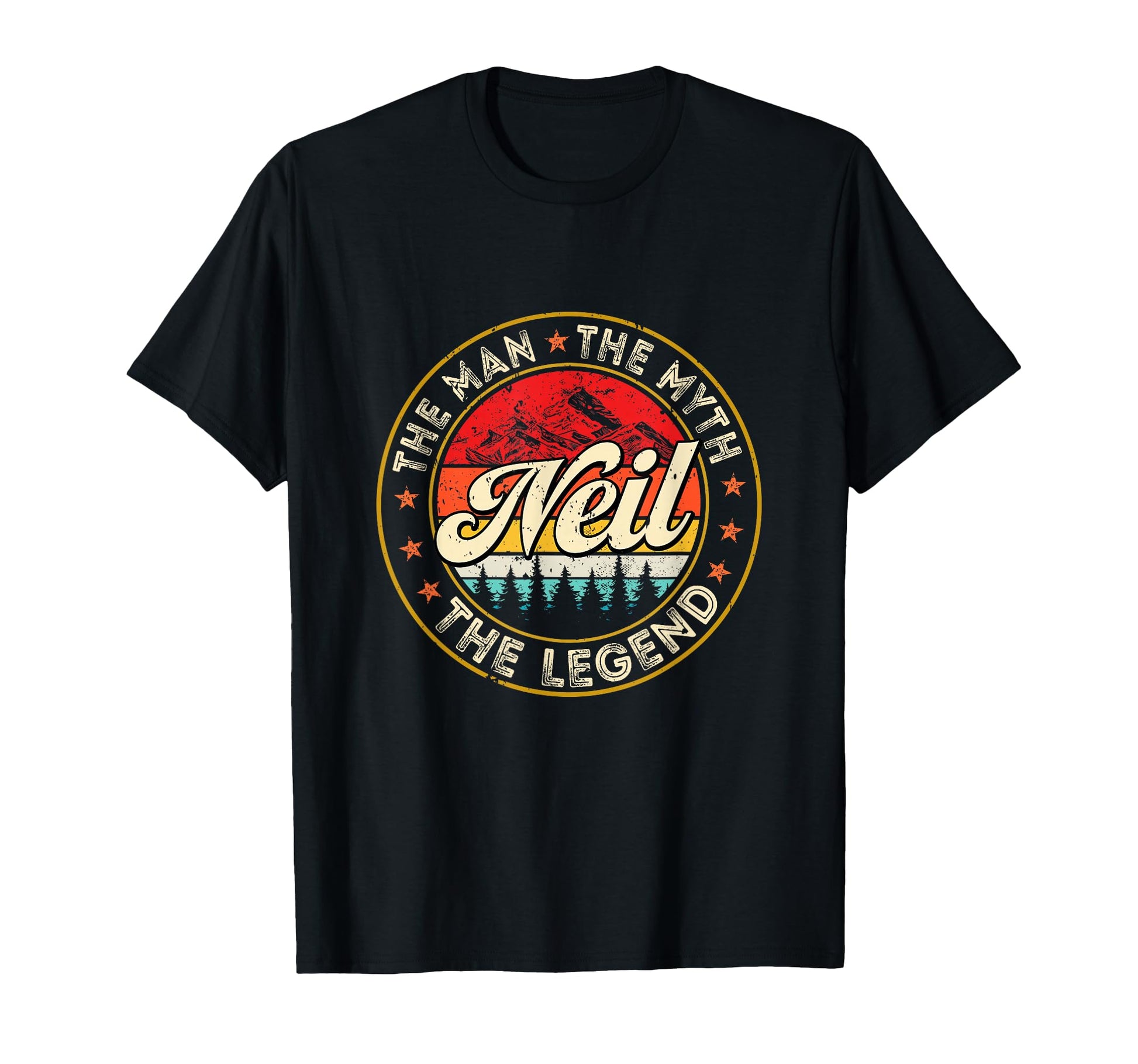 Neil Myth Legend Personalized Name T-Shirt - Unique Graphic for Adults - T-Shirt, Sweatshirt, Hoodie