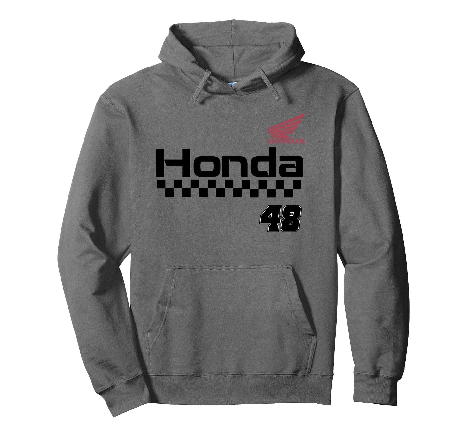 Honda Motor Racing 1948 Checkered Hoodie - Fun Novelty Design Men Women - T-Shirt, Sweatshirt, Hoodie