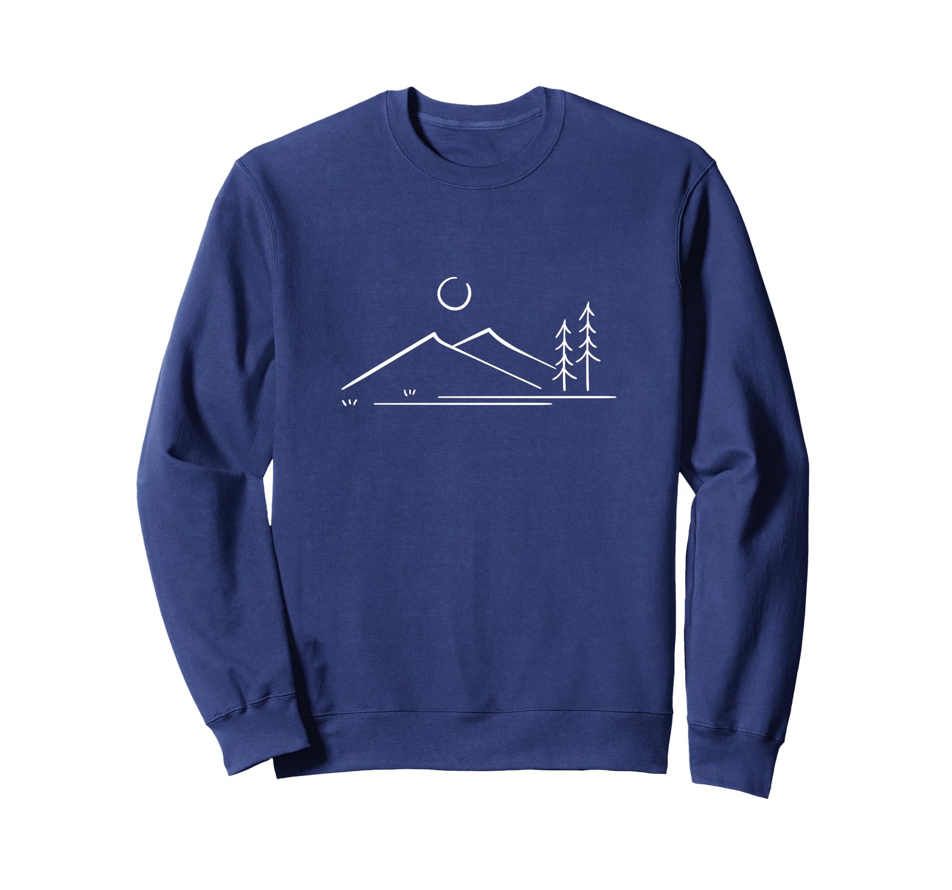Wildlife Camper Nature Adventure Sweatshirt - Minimalist Print for Adults - T-Shirt, Sweatshirt, Hoodie