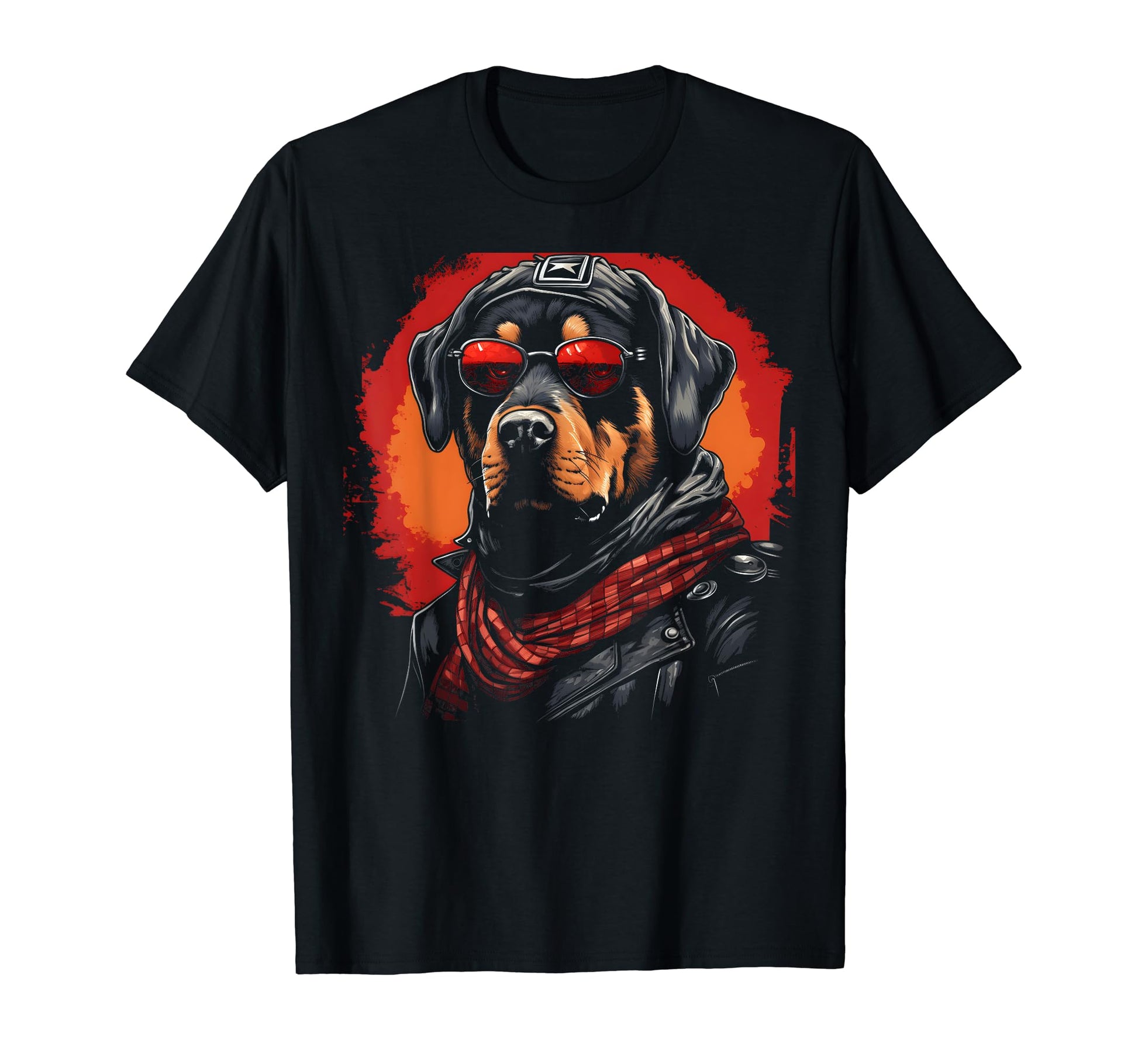 Motorcycle Dad Biker Dog Funny T-Shirt - Custom Art Print Men Women - T-Shirt, Sweatshirt, Hoodie