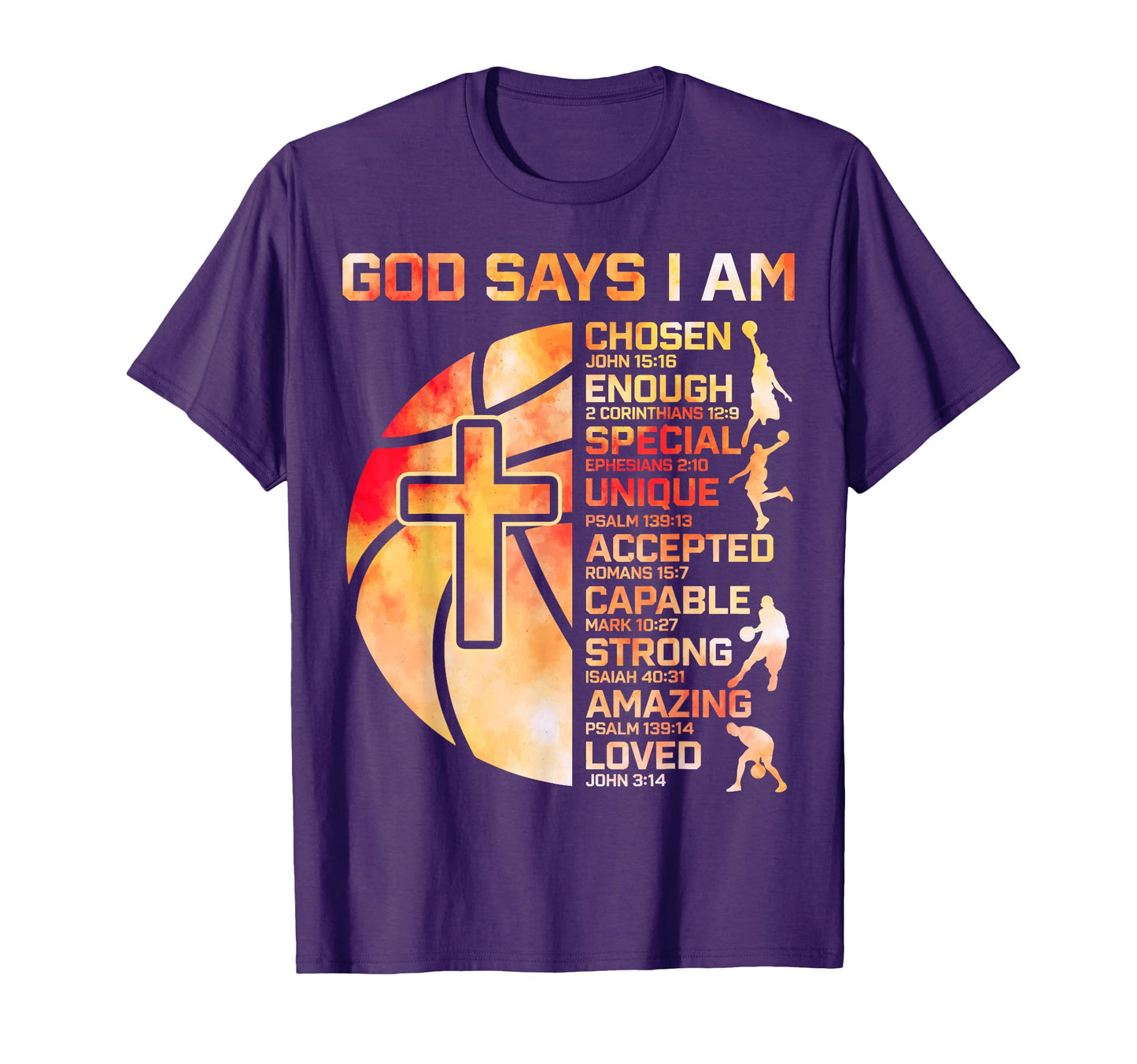 God Says I Am Christian T-Shirt - Casual Everyday Wear Men Women - T-Shirt, Sweatshirt, Hoodie