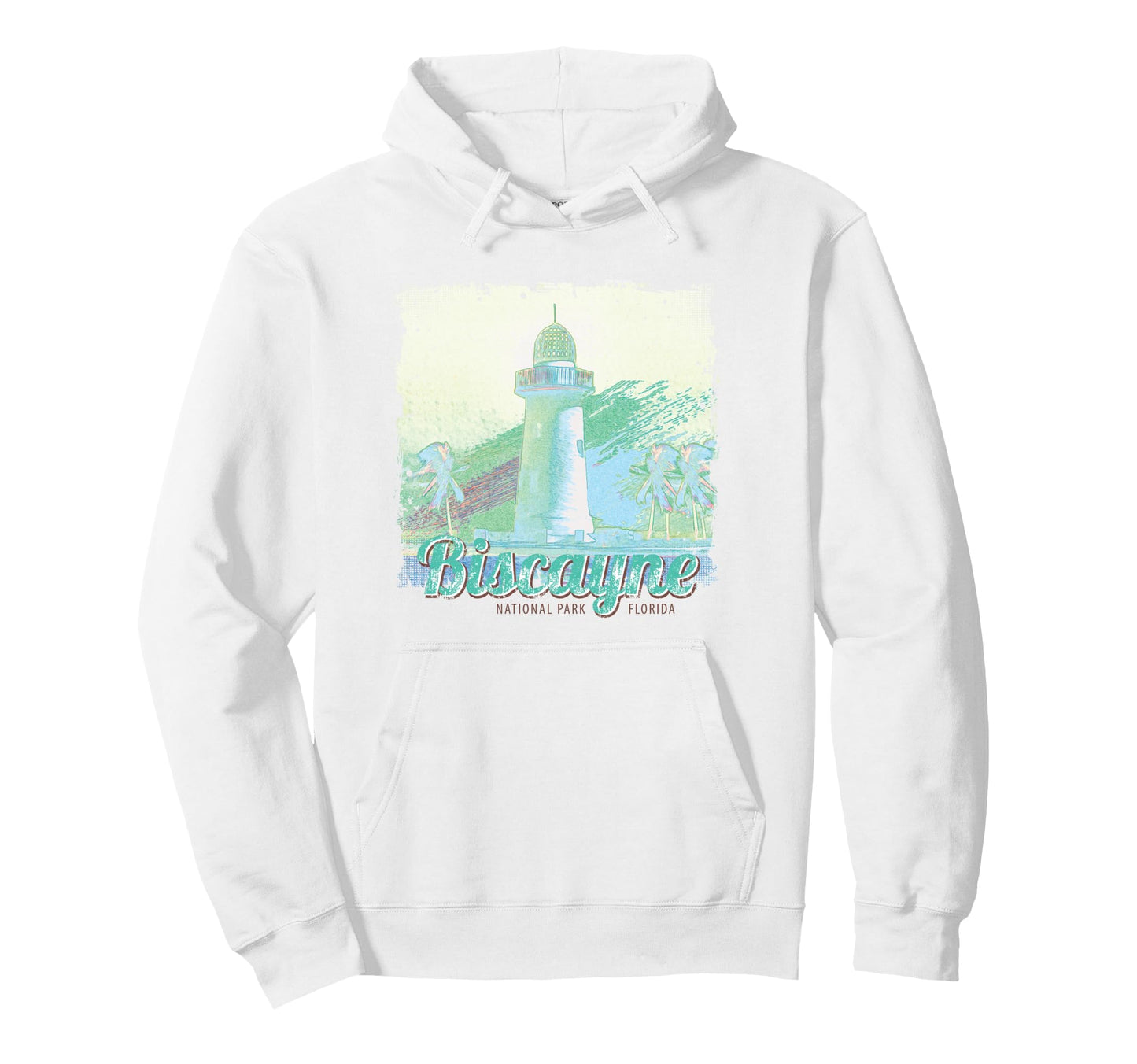 Biscayne National Park Florida Keys Hoodie - Minimalist Print Men Women - T-Shirt, Sweatshirt, Hoodie