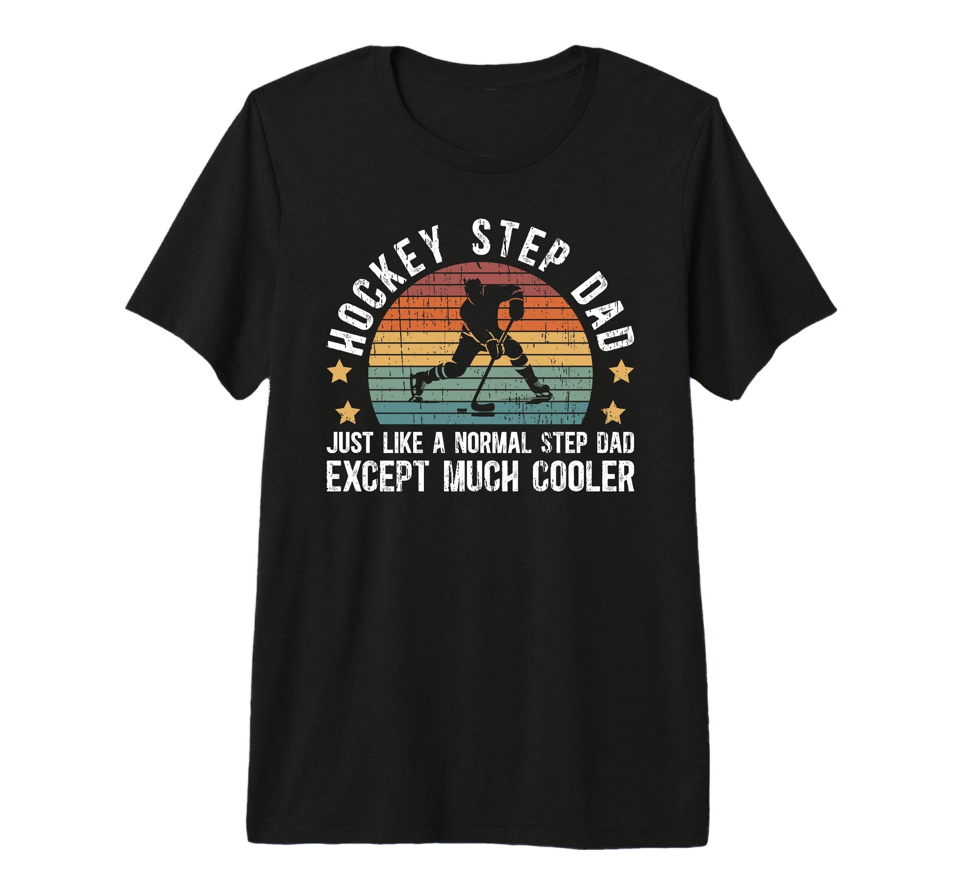 Mens Hockey Step Dad Hockey Player Step T-Shirt - Aesthetic Graphic Unisex - T-Shirt, Sweatshirt, Hoodie