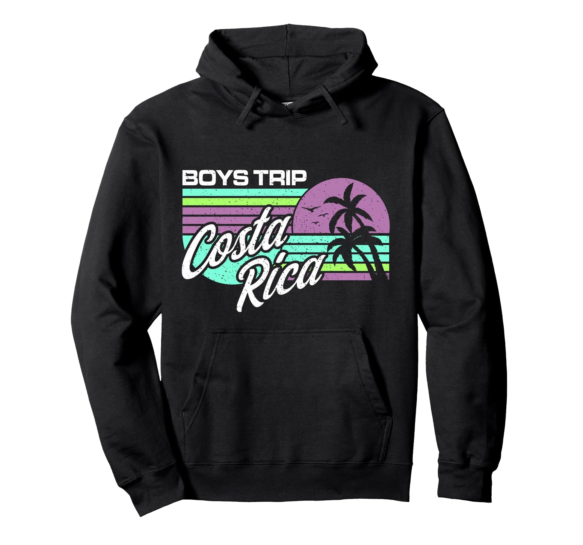 Costa Rica Guys Mens Trip Matching Hoodie - Minimalist Print for Adults - T-Shirt, Sweatshirt, Hoodie