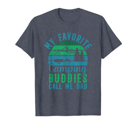 Camping Papa Nature Outdoor Activity T-Shirt - Custom Art Print for Adults - T-Shirt, Sweatshirt, Hoodie