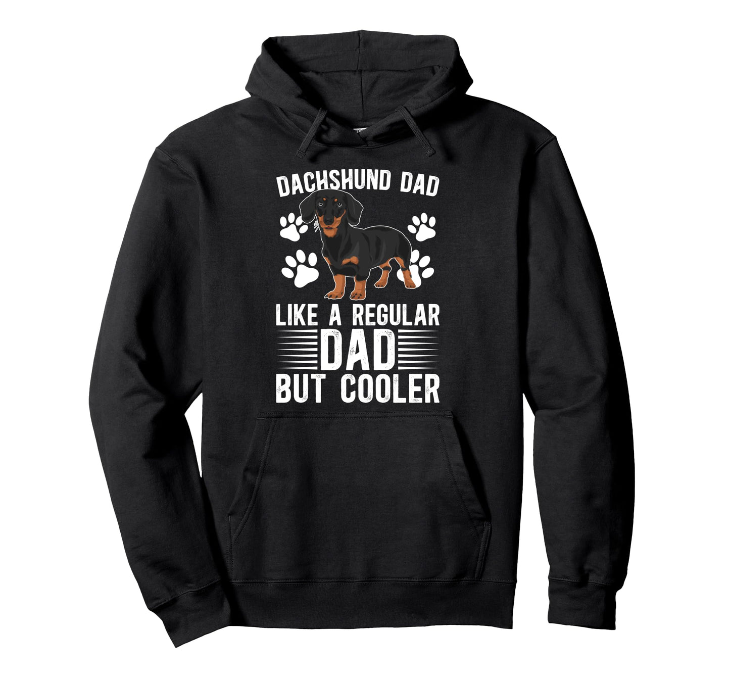 Dachshund Dad Dachshund Father Doxie Dad Hoodie - Graphic Print Men Women - T-Shirt, Sweatshirt, Hoodie