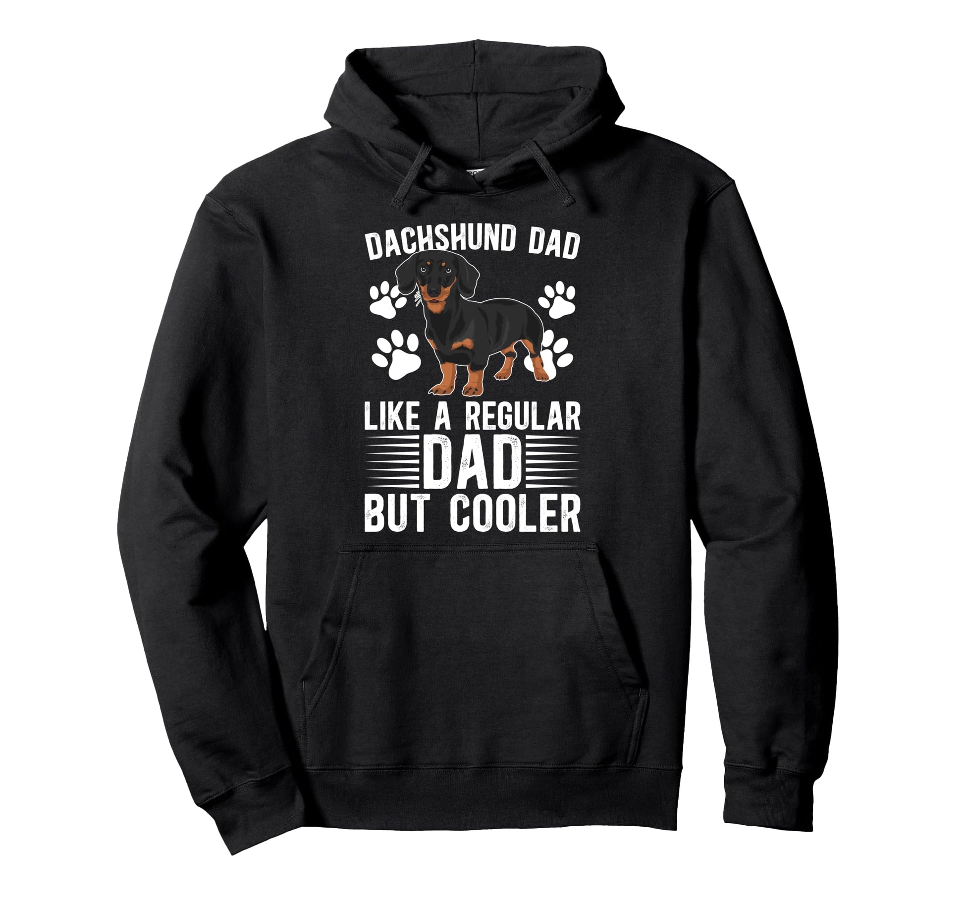 Dachshund Dad Dachshund Father Doxie Dad Hoodie - Graphic Print Men Women - T-Shirt, Sweatshirt, Hoodie