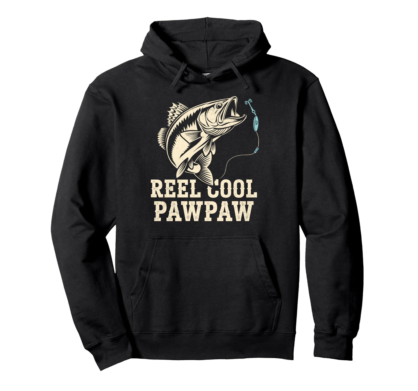 Reel Paw Paw Fisherman Grandad Bass Hoodie - Streetwear Style for Adults - T-Shirt, Sweatshirt, Hoodie