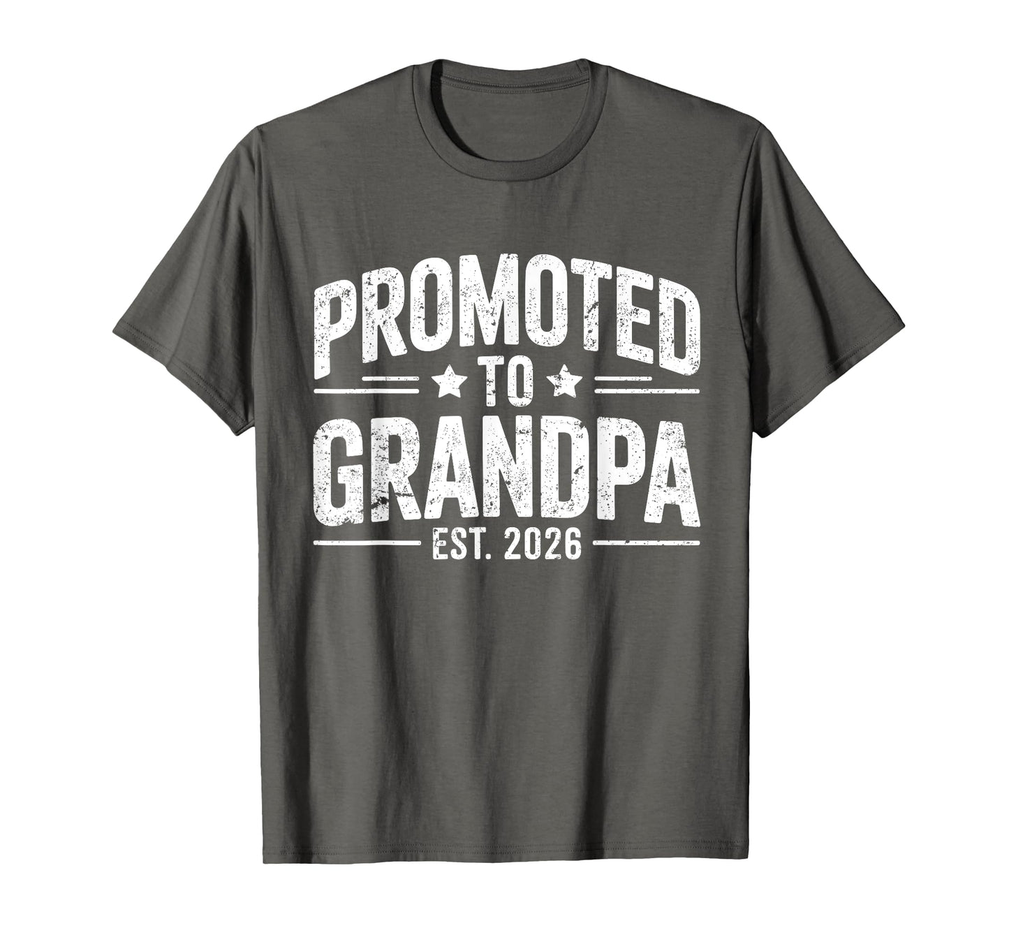 Mens Promoted To Grandpa 2026 T-Shirt - Aesthetic Graphic for Adults - T-Shirt, Sweatshirt, Hoodie