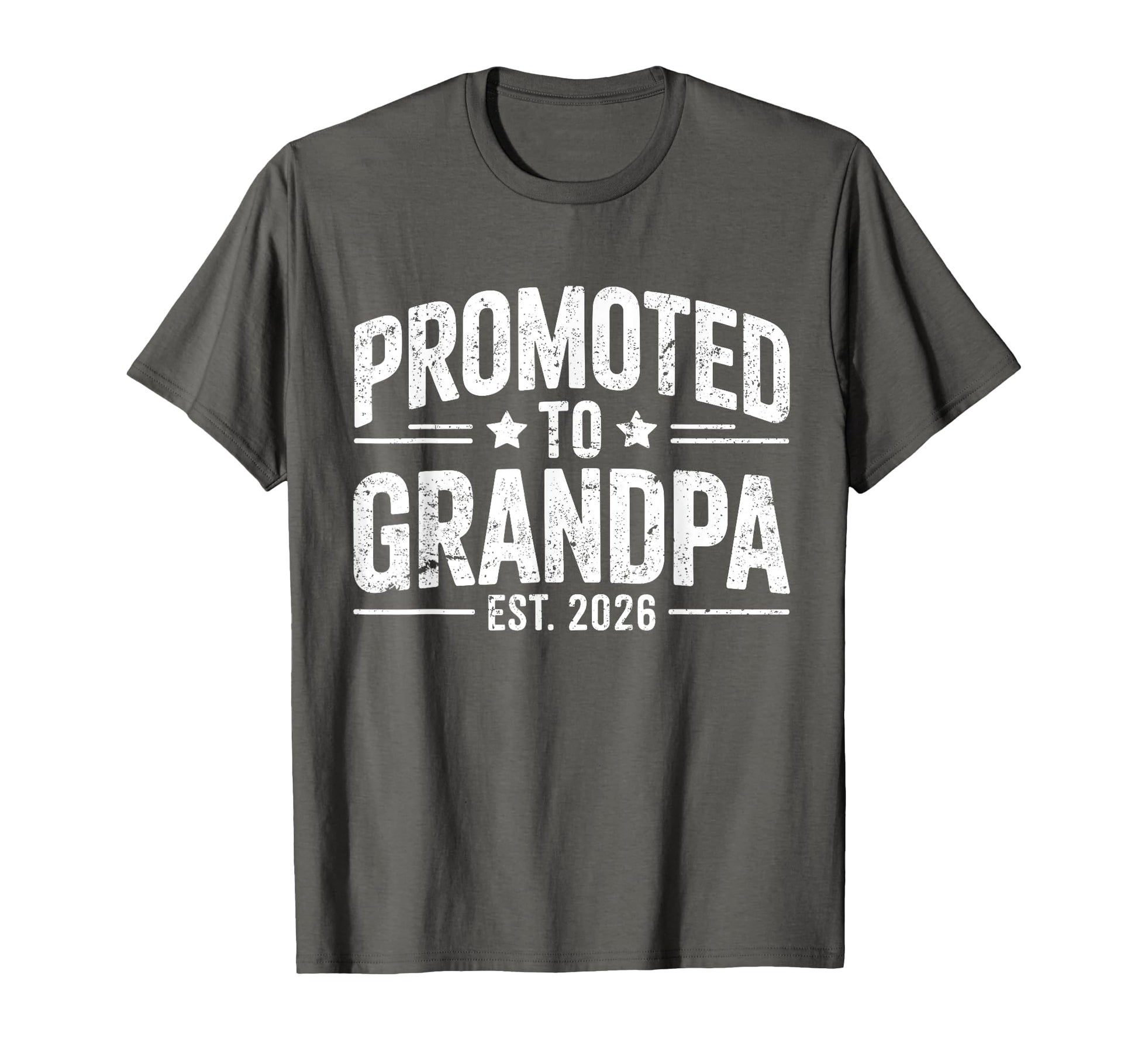 Mens Promoted To Grandpa 2026 T-Shirt - Aesthetic Graphic for Adults - T-Shirt, Sweatshirt, Hoodie