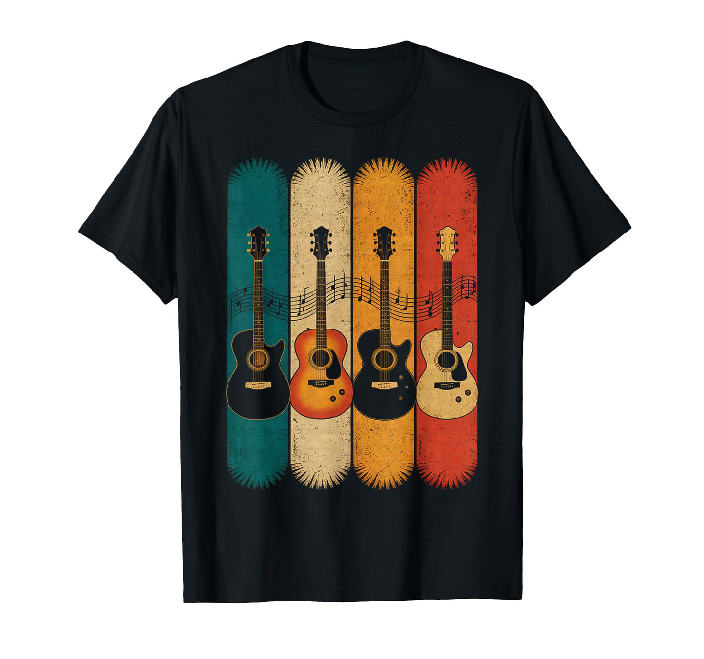 Electric Guitar Bass Rock Musician T-Shirt - Aesthetic Graphic Unisex - T-Shirt, Sweatshirt, Hoodie