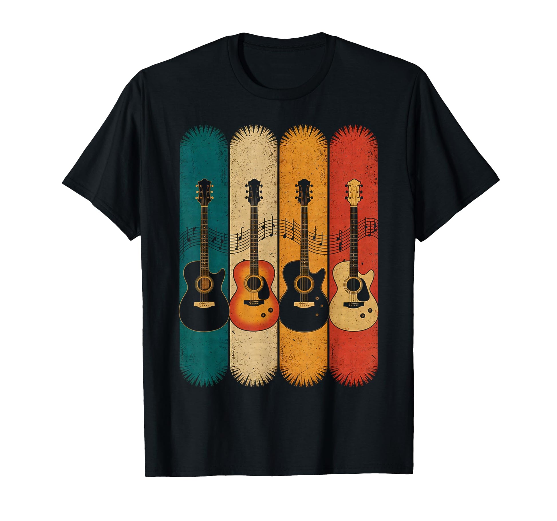 Electric Guitar Bass Rock Musician T-Shirt - Aesthetic Graphic Unisex - T-Shirt, Sweatshirt, Hoodie