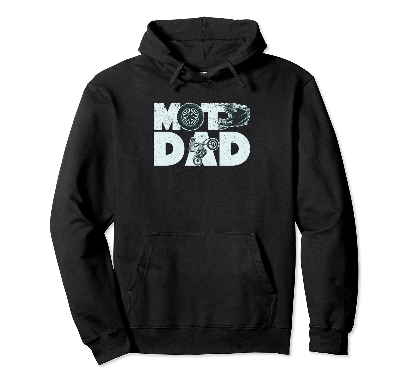 Moto Dad Funny Dirt Bike Motocross Hoodie - Aesthetic Graphic Men Women - T-Shirt, Sweatshirt, Hoodie