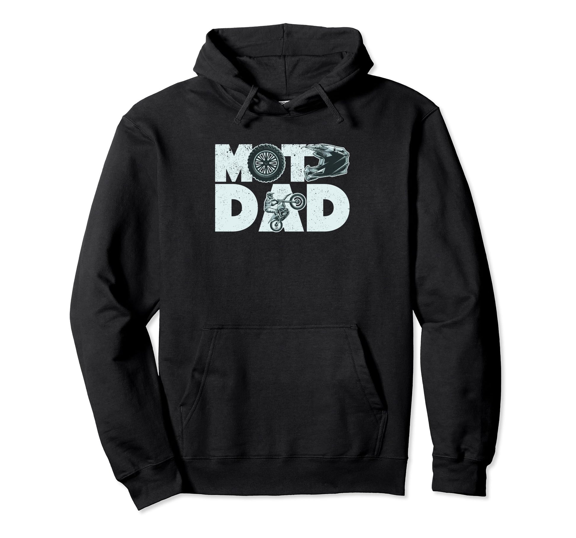 Moto Dad Funny Dirt Bike Motocross Hoodie - Aesthetic Graphic Men Women - T-Shirt, Sweatshirt, Hoodie