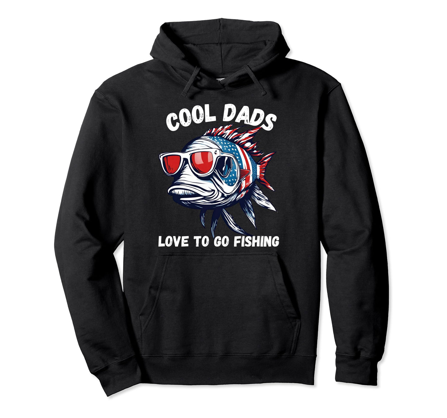 Dads Love Fishing Hoodie - Novelty Apparel Men Women - T-Shirt, Sweatshirt, Hoodie