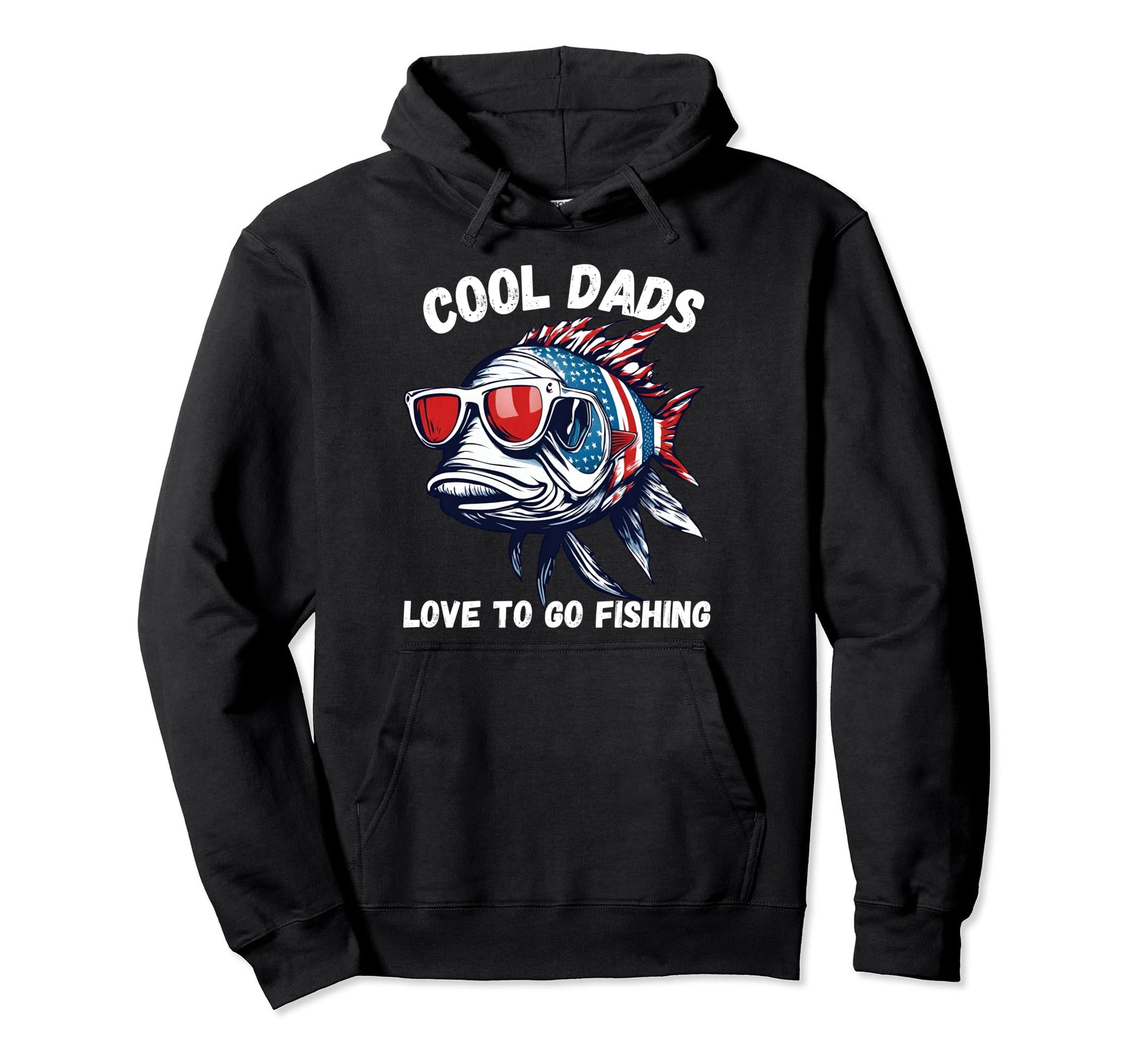 Dads Love Fishing Hoodie - Novelty Apparel Men Women - T-Shirt, Sweatshirt, Hoodie