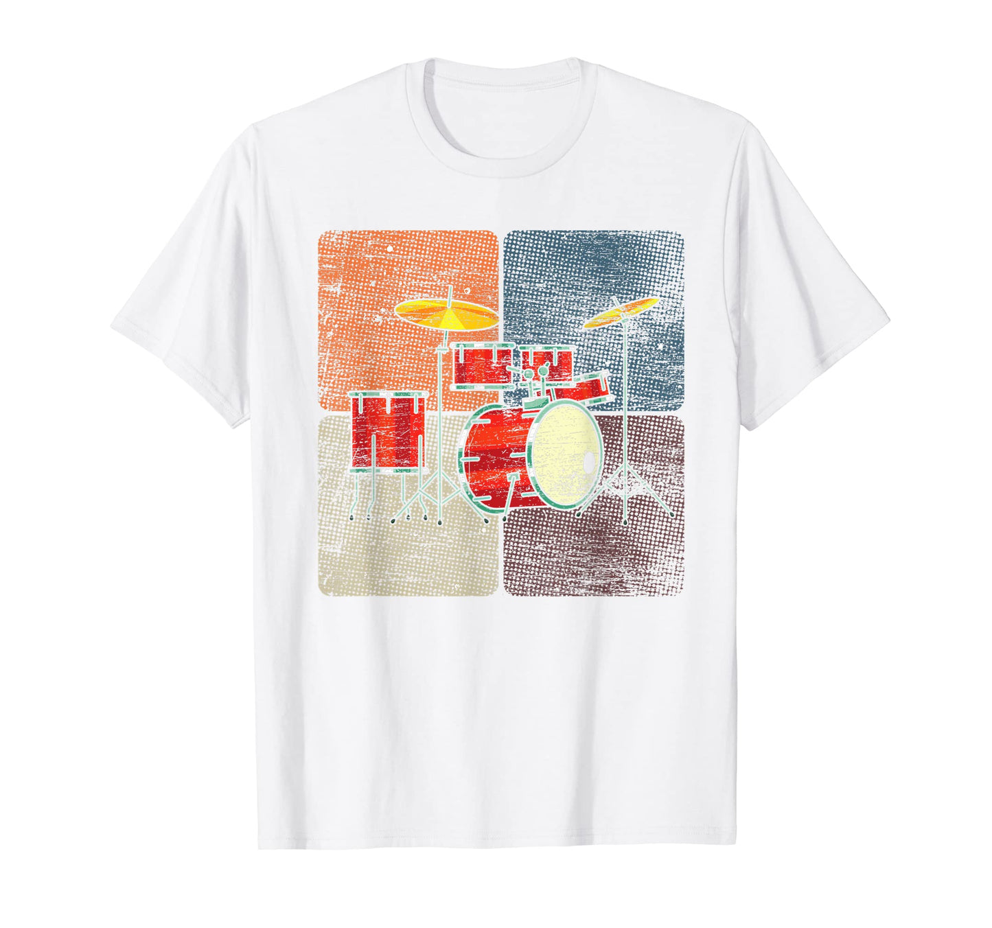 Percussion Musician Drummer Pop Art T-Shirt - Novelty Apparel Men Women - T-Shirt, Sweatshirt, Hoodie