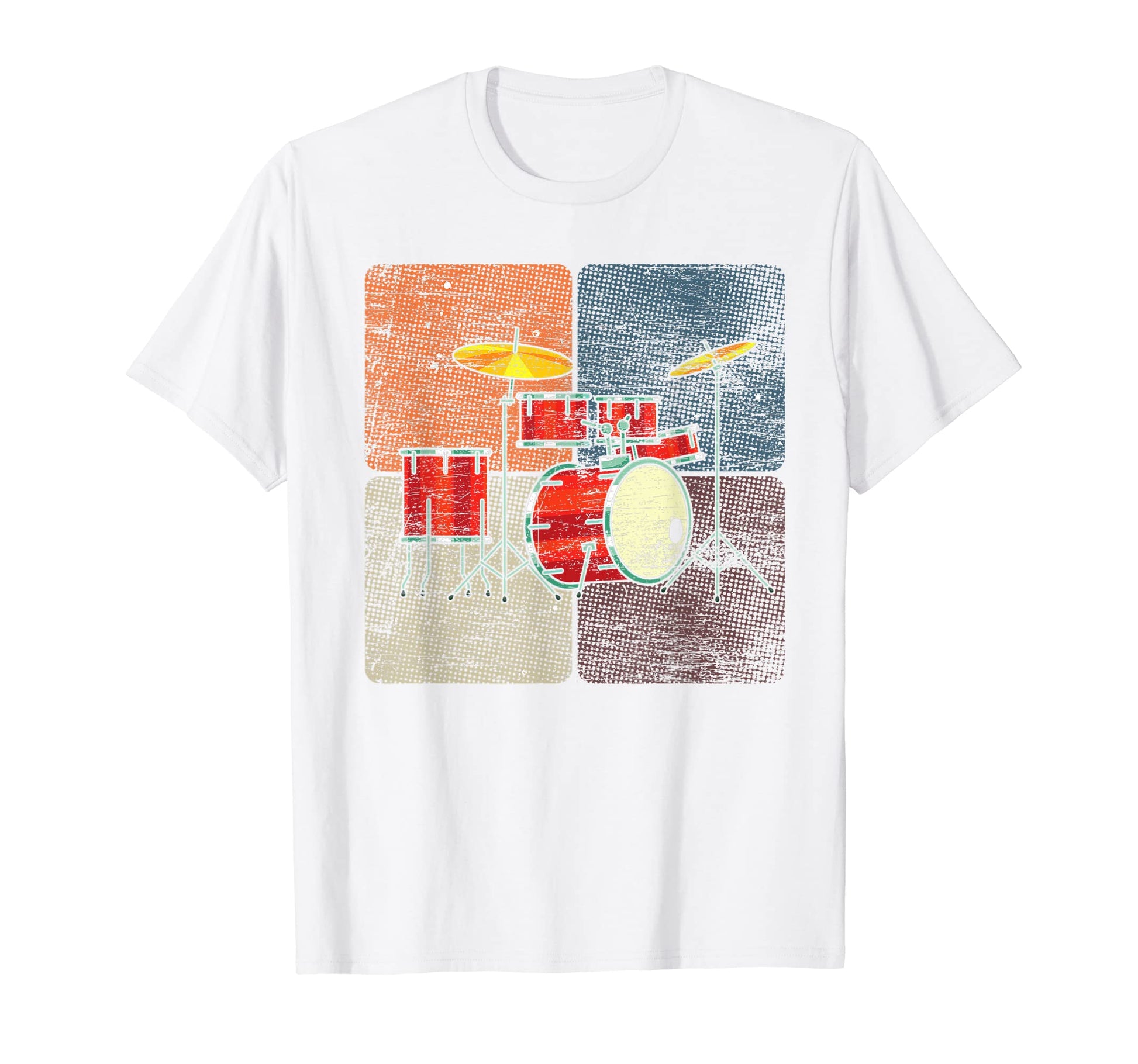 Percussion Musician Drummer Pop Art T-Shirt - Novelty Apparel Men Women - T-Shirt, Sweatshirt, Hoodie