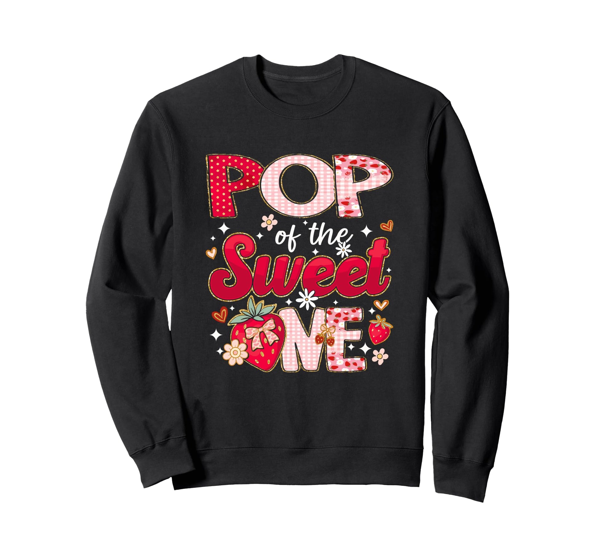 Pop Sweet One Strawberry Birthday Sweatshirt - Minimalist Print for Adults - T-Shirt, Sweatshirt, Hoodie