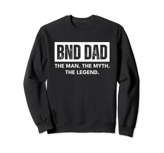 Bass Drum Dad Dnb Myth Legend Sweatshirt - Aesthetic Graphic Men Women - T-Shirt, Sweatshirt, Hoodie