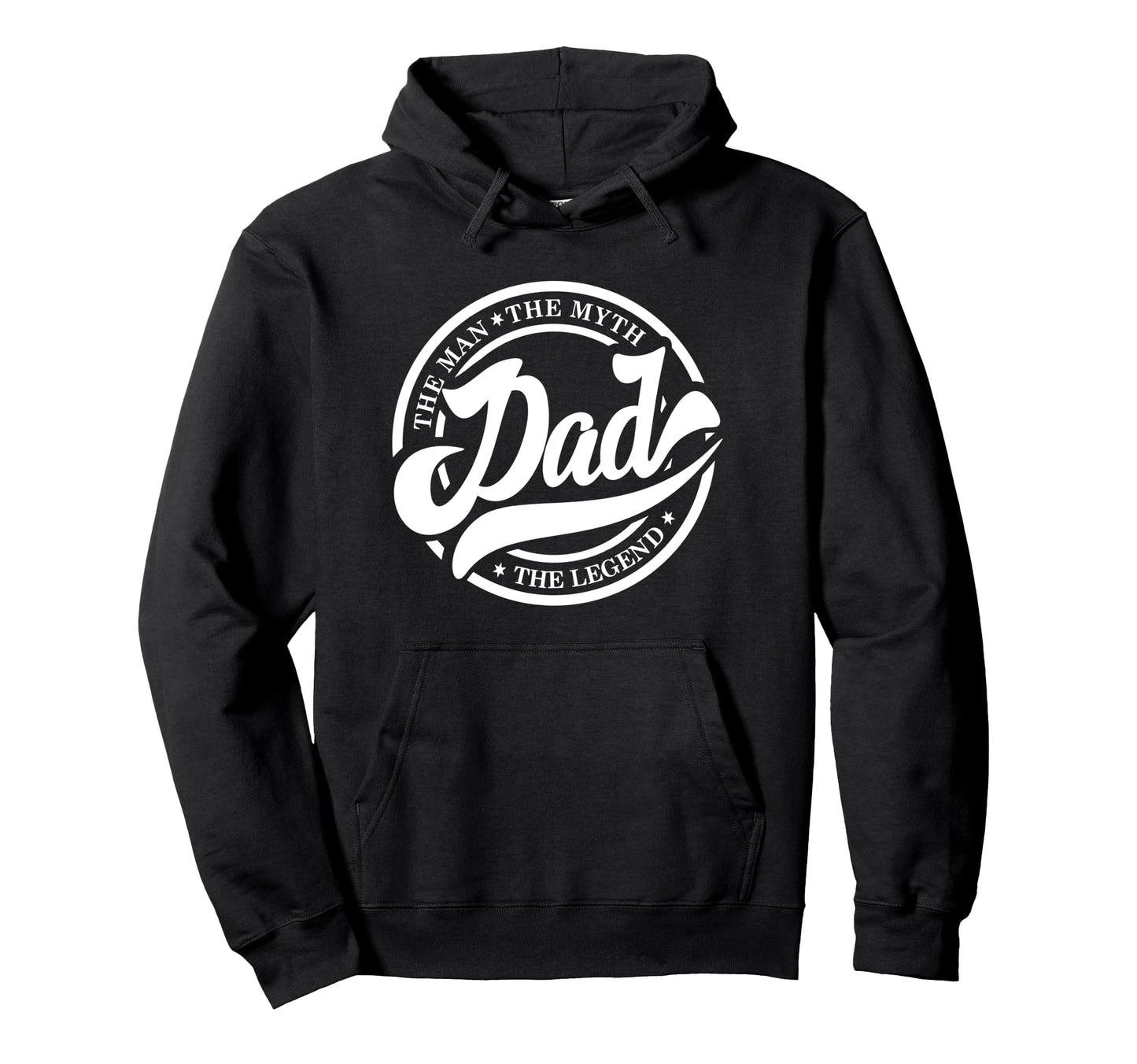 Dad Legend Myth Legend Hoodie - Minimalist Print Unisex - T-Shirt, Sweatshirt, Hoodie
