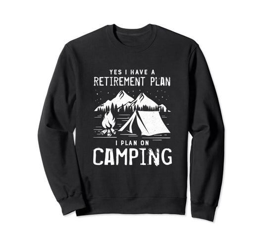 Camping Nature Hiking Mountains Sweatshirt - Streetwear Style Men Women - T-Shirt, Sweatshirt, Hoodie