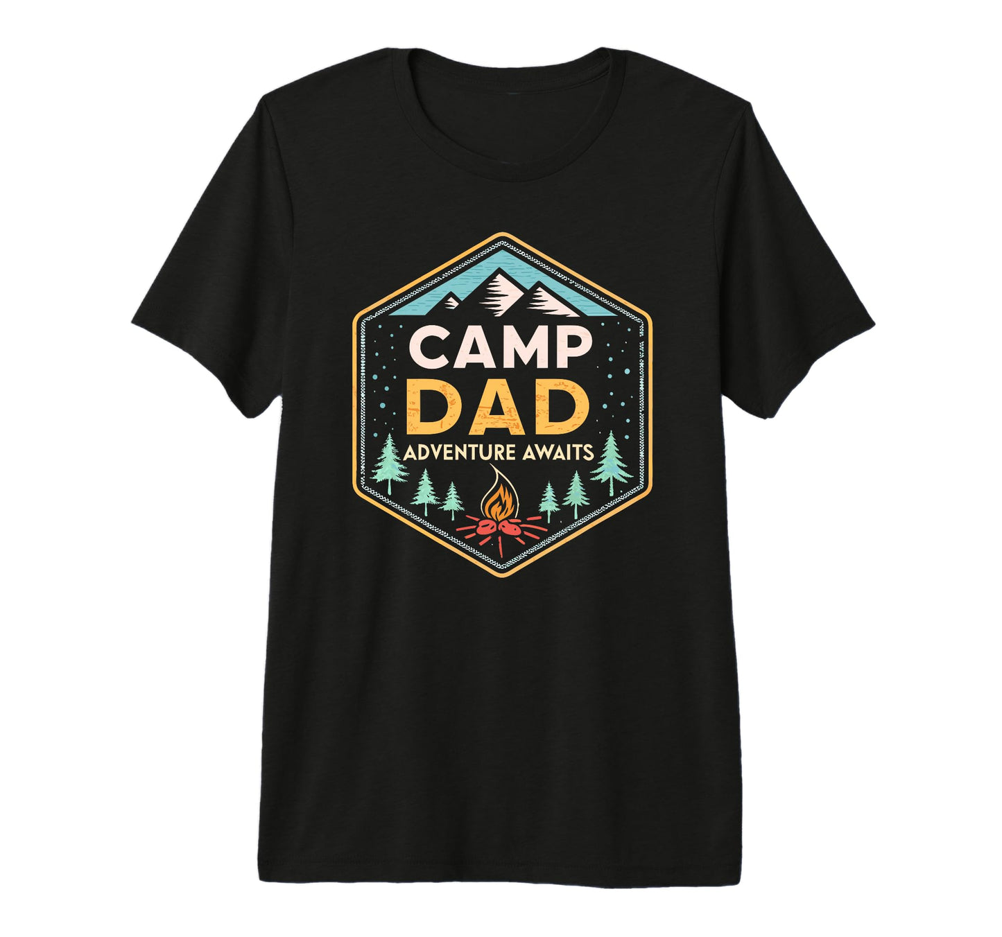 Mens Fathers Day Camp Dad And T-Shirt - Casual Everyday Wear Men Women - T-Shirt, Sweatshirt, Hoodie