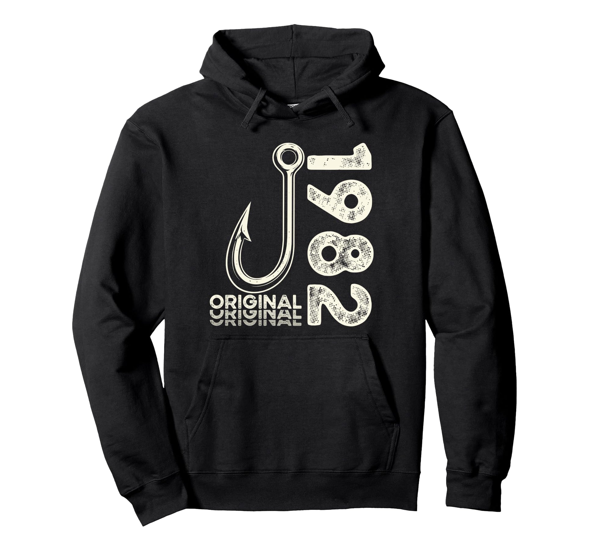 44Th Birthday Fishing Gift Original Hoodie - Streetwear Style Men Women - T-Shirt, Sweatshirt, Hoodie