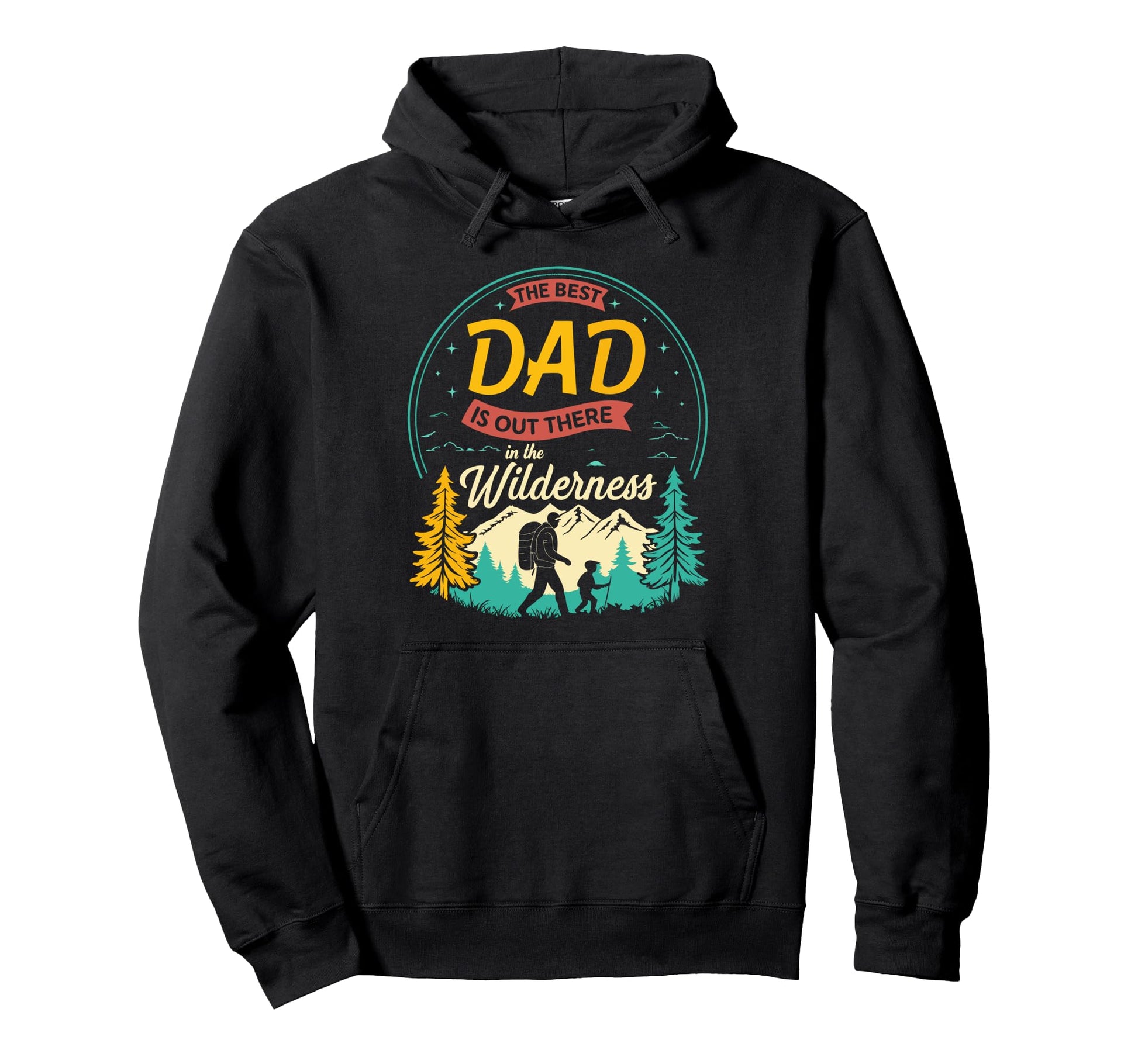 Wandering Dad Fathers Day Outdoorsy Hoodie - Novelty Apparel for Adults - T-Shirt, Sweatshirt, Hoodie