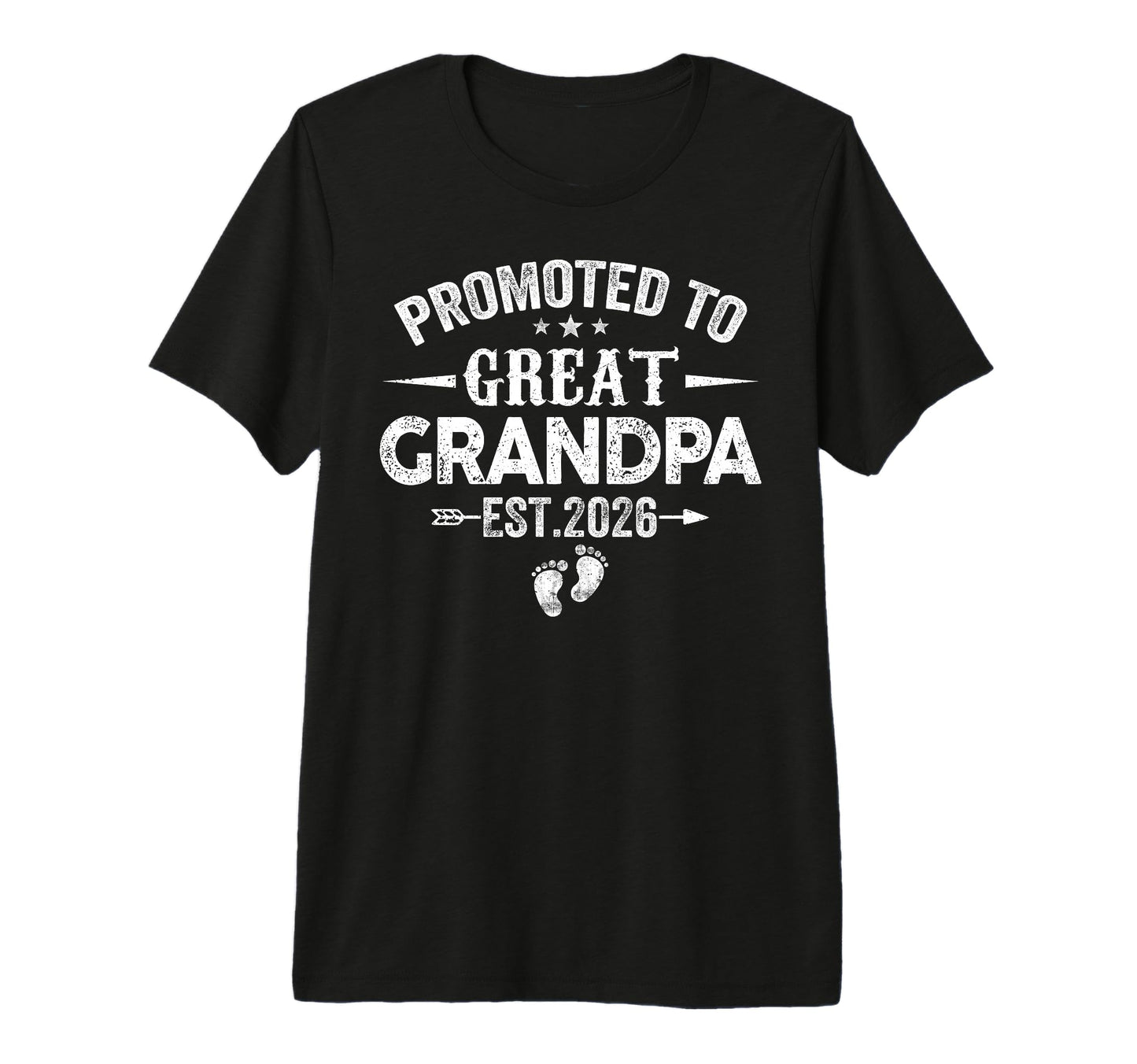 Mens Promoted To Great Grandpa Est 2026 T-Shirt - Trendy Graphic Men Women - T-Shirt, Sweatshirt, Hoodie