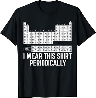 Chemistry Periodic Table I Wear This Shirt Periodically T-Shirt Unisex T-shirt, Sweatshirt, Hoodie, Long Sleeve Tee - T-Shirt, Sweatshirt, Hoodie