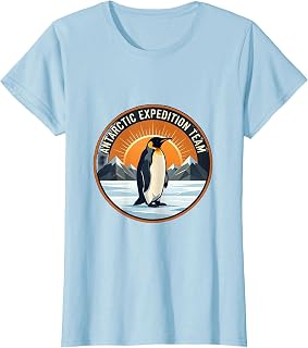 Antarctic Expedition Team Penguin Badge T-Shirt Unisex T-shirt, Sweatshirt, Hoodie, Long Sleeve Tee - T-Shirt, Sweatshirt, Hoodie