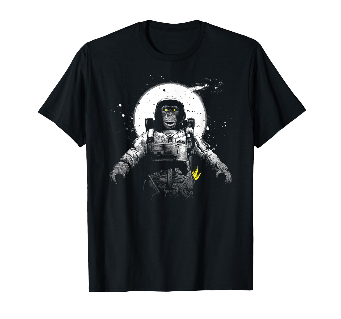 Monkey Astronaut Space Astronauts T-Shirt - Minimalist Print Men Women - T-Shirt, Sweatshirt, Hoodie