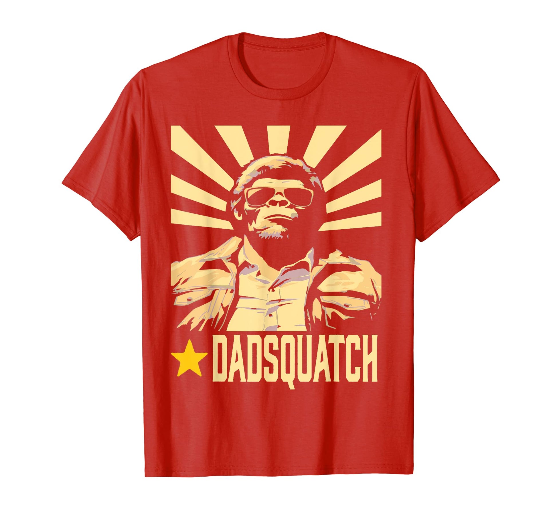 Dadsquatch Revolutionary Dad Sasquatch T-Shirt - Novelty Apparel Men Women - T-Shirt, Sweatshirt, Hoodie