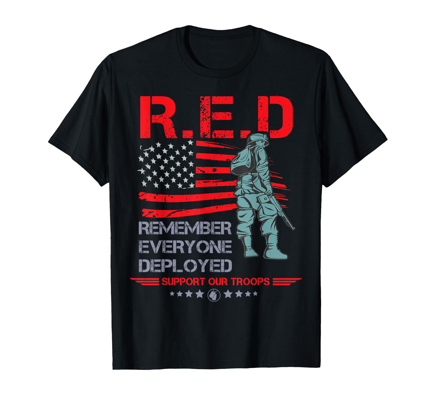 Red Friday Military Remember Everyone T-Shirt - Streetwear Style Men Women - T-Shirt, Sweatshirt, Hoodie