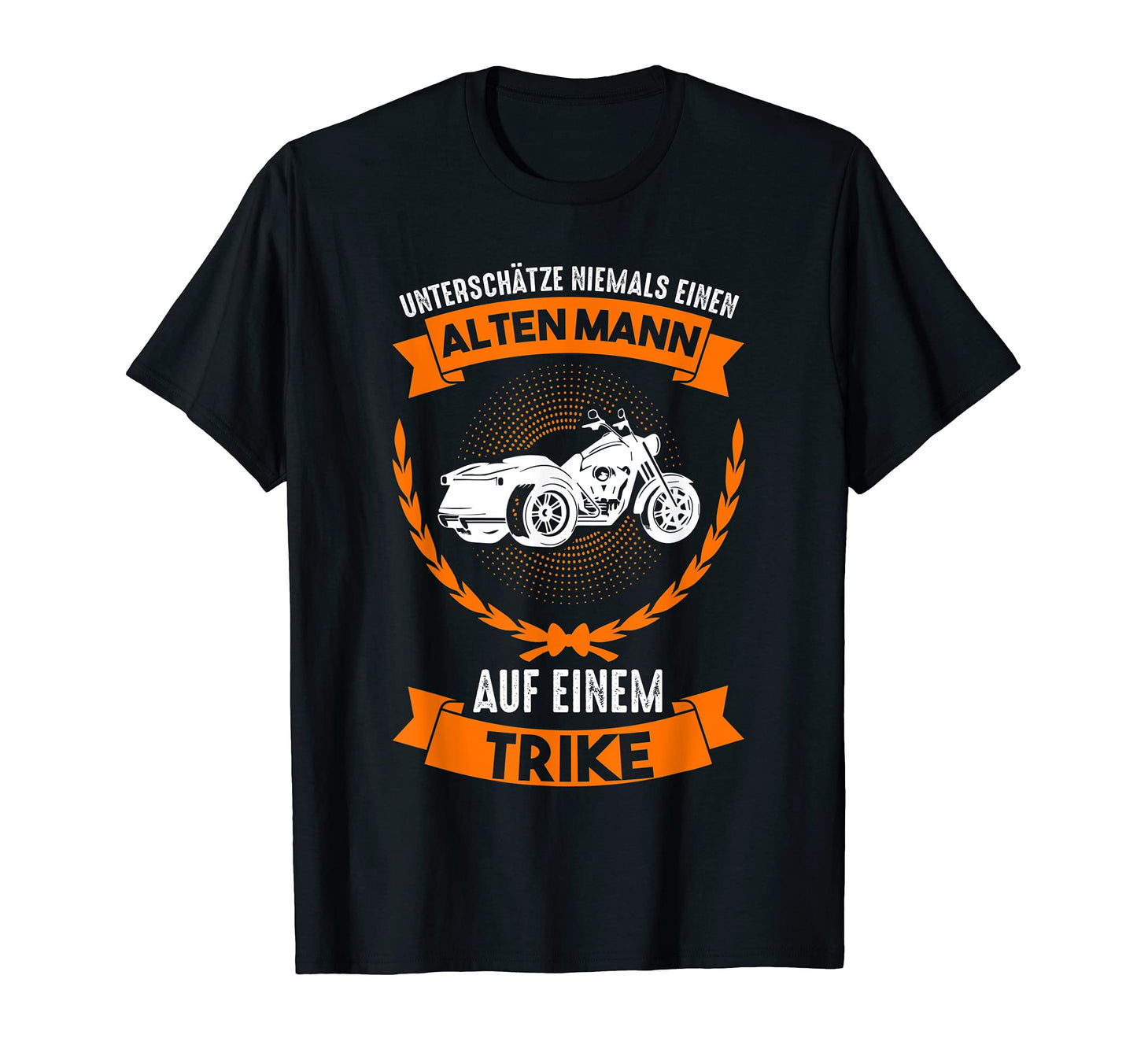 Mens Trike Motorcycle Grandpa Dad T-Shirt - Aesthetic Graphic for Adults - T-Shirt, Sweatshirt, Hoodie