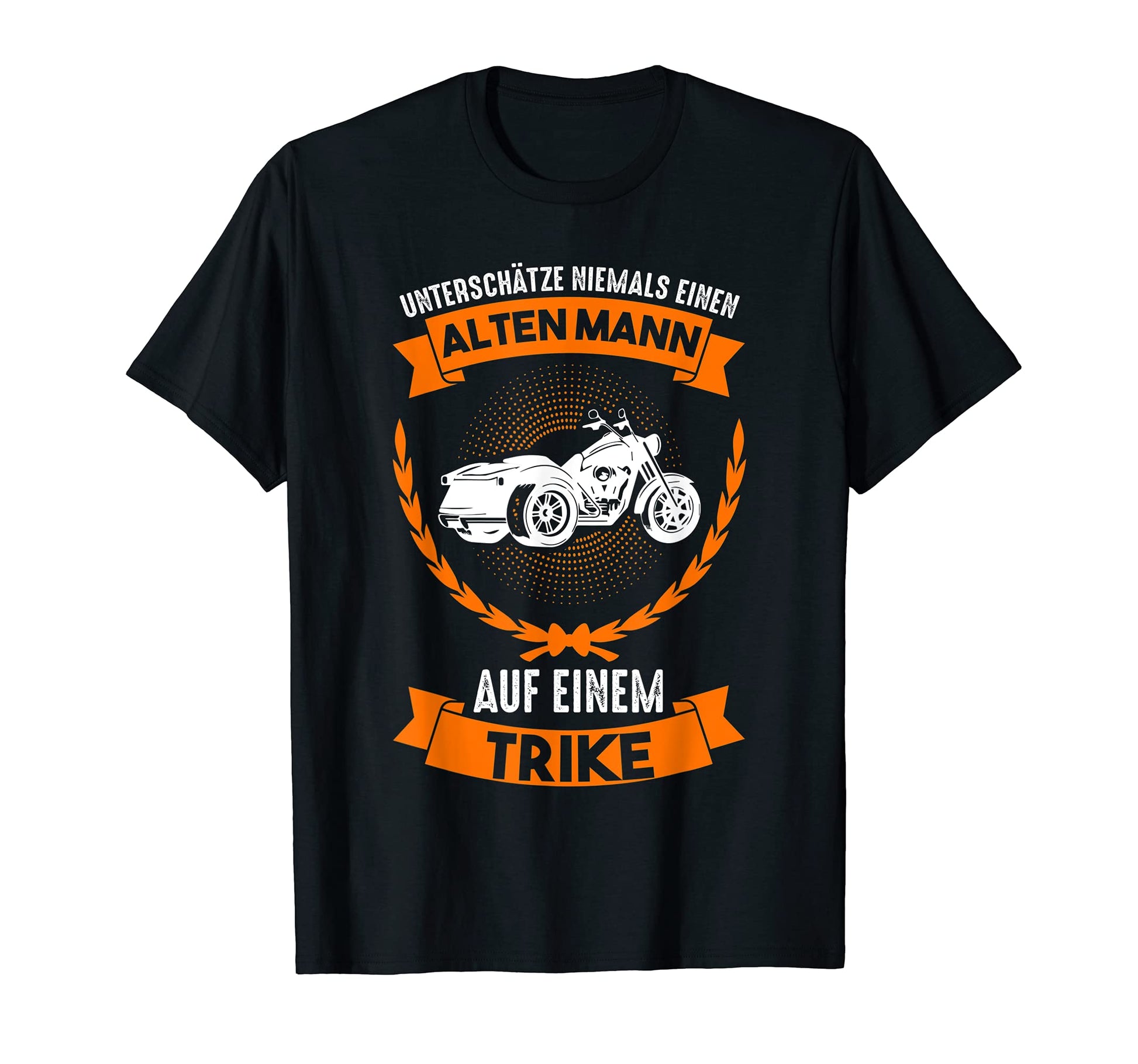 Mens Trike Motorcycle Grandpa Dad T-Shirt - Aesthetic Graphic for Adults - T-Shirt, Sweatshirt, Hoodie