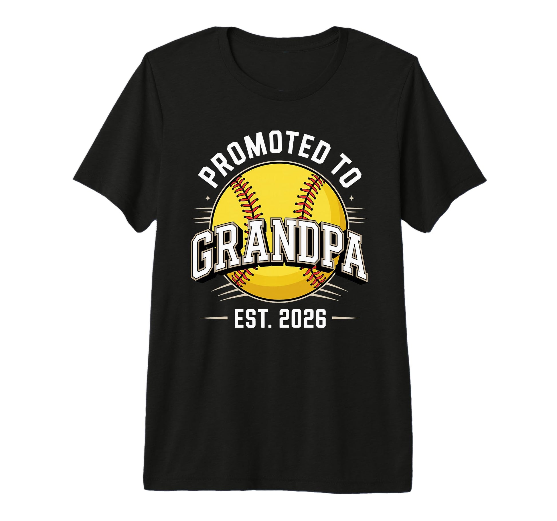 Mens Promoted To Grandpa Est 2026 New T-Shirt - Unique Graphic Unisex - T-Shirt, Sweatshirt, Hoodie