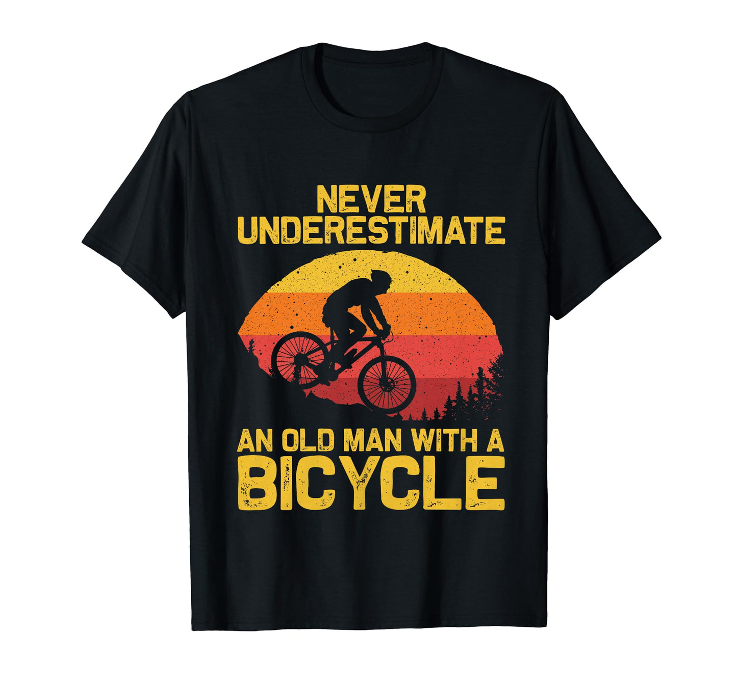 Mountain Biking Dad Biker Mtb T-Shirt - Custom Art Print for Adults - T-Shirt, Sweatshirt, Hoodie