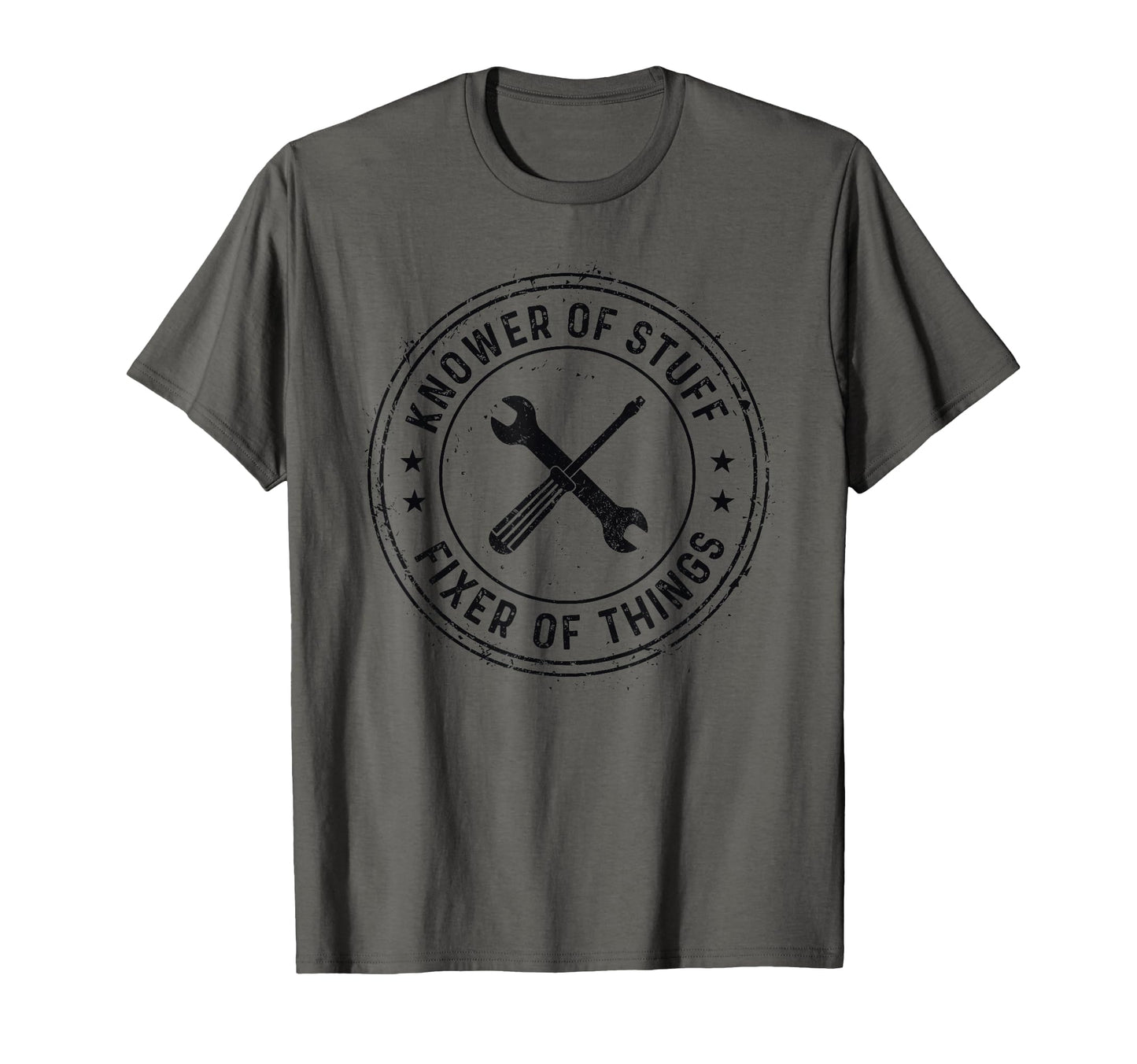 Knower Stuff Fixer Things Handyman Dad T-Shirt - Custom Art Print Unisex - T-Shirt, Sweatshirt, Hoodie