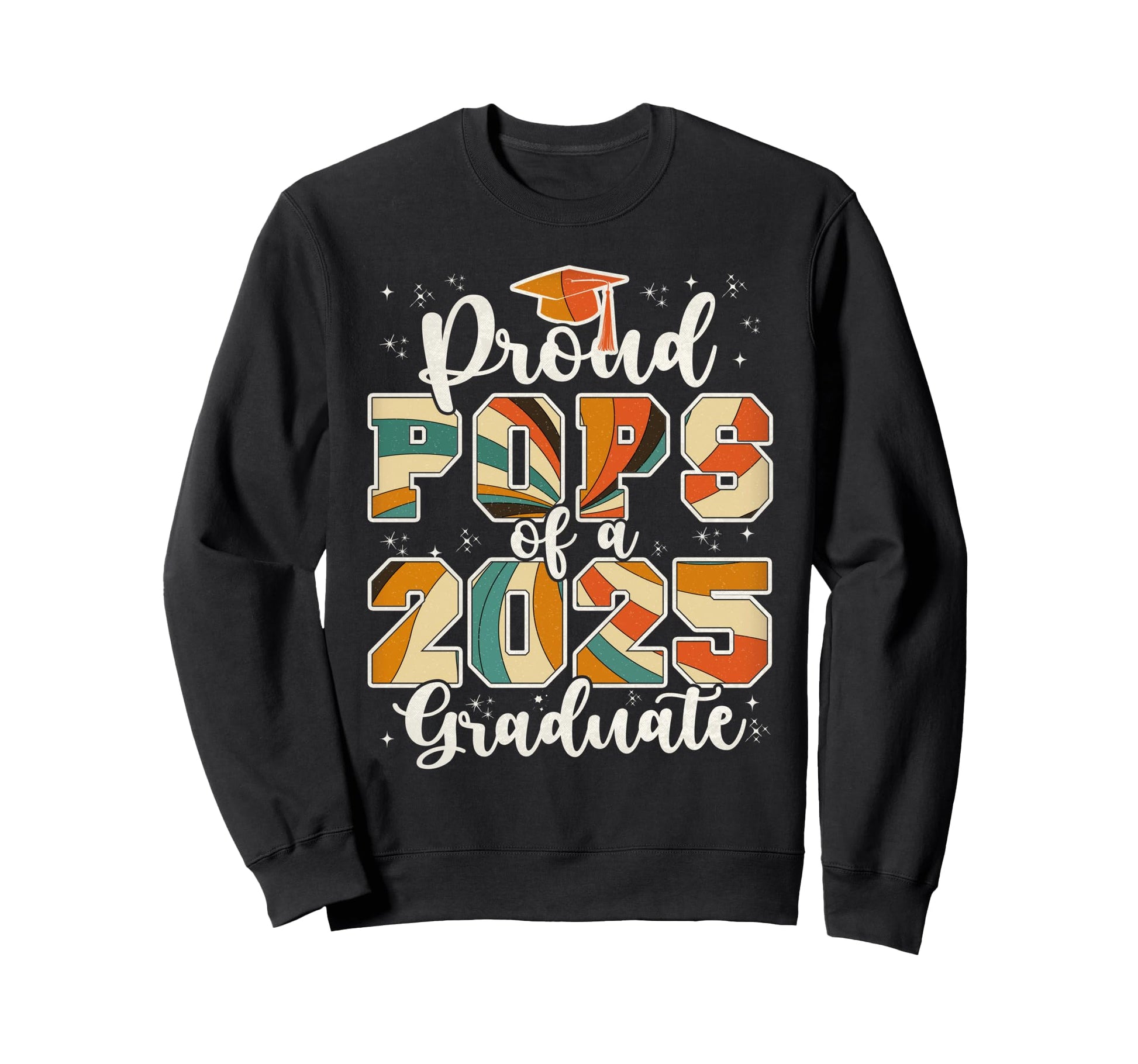 Pops 2025 Graduate Grad Prom Senior Sweatshirt - Trendy Graphic for Adults - T-Shirt, Sweatshirt, Hoodie