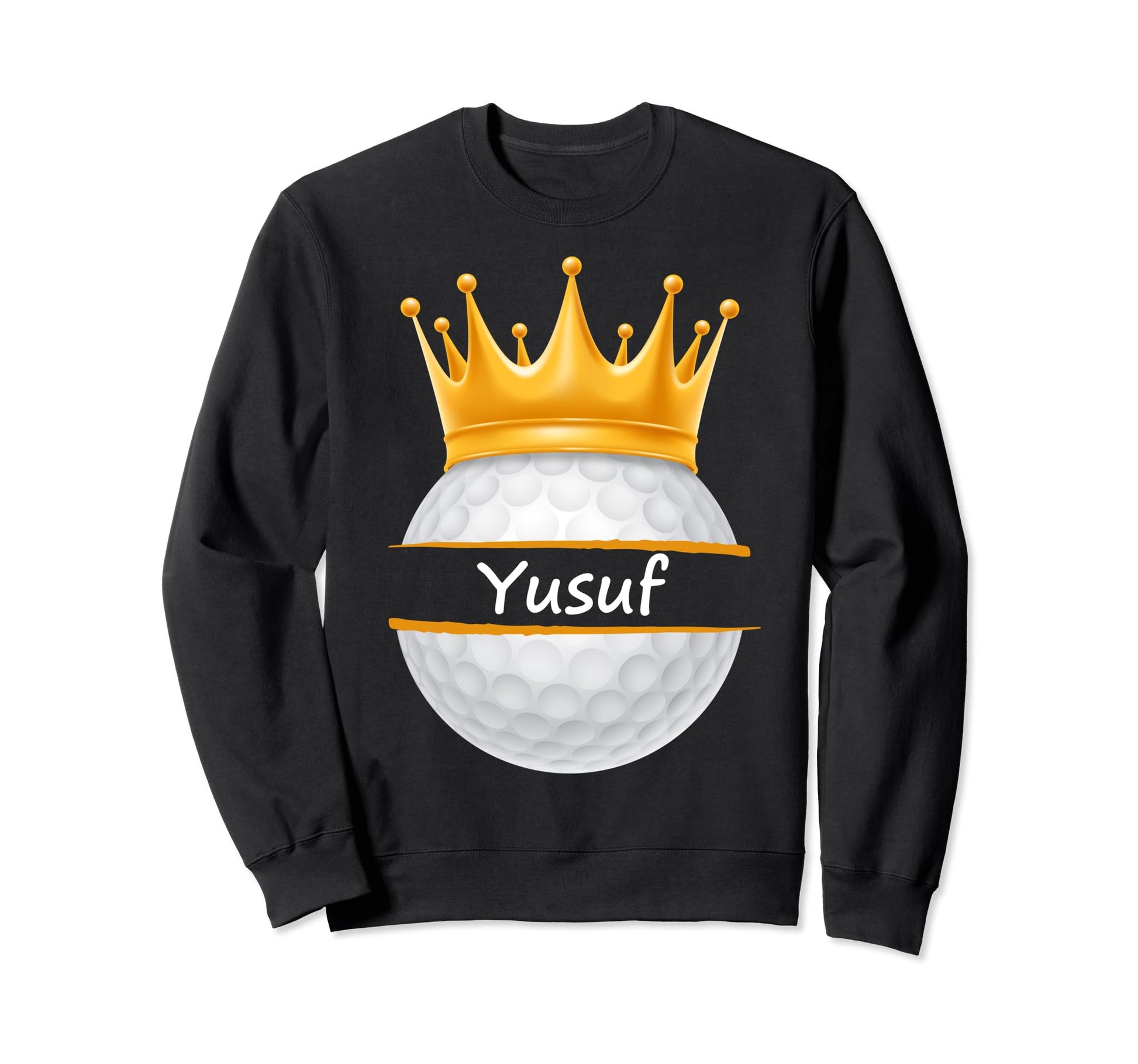 Novelty Golf Personalized Name Yusuf Sweatshirt - Unique Graphic Unisex - T-Shirt, Sweatshirt, Hoodie