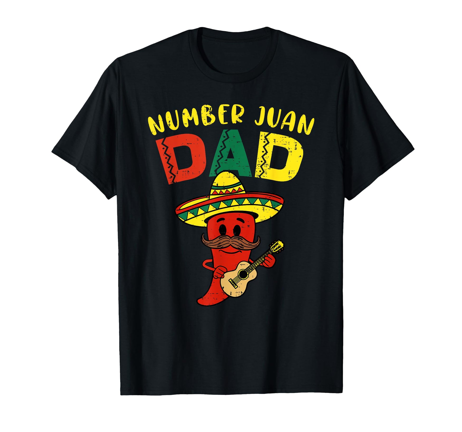 Number One Dad Funny Padre Juan Papa T-Shirt - Unique Graphic Unisex - T-Shirt, Sweatshirt, Hoodie